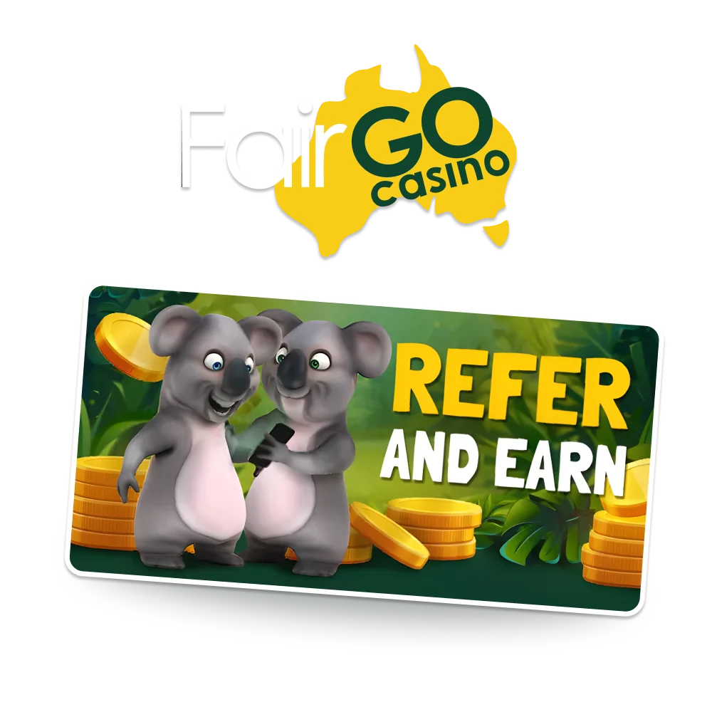 Invite friends and earn rewards via the Fair Go affiliate program.