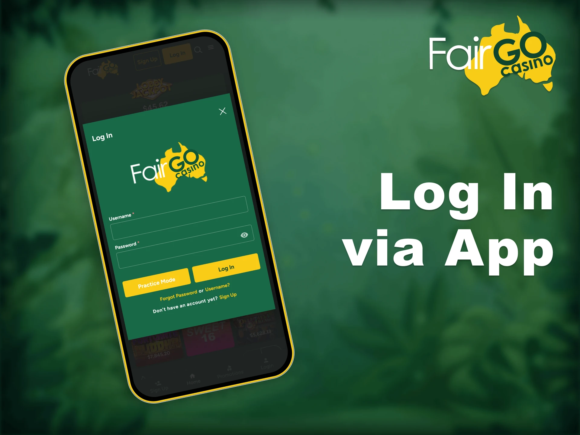 Fair Go offers a hassle-free login process on mobile devices.