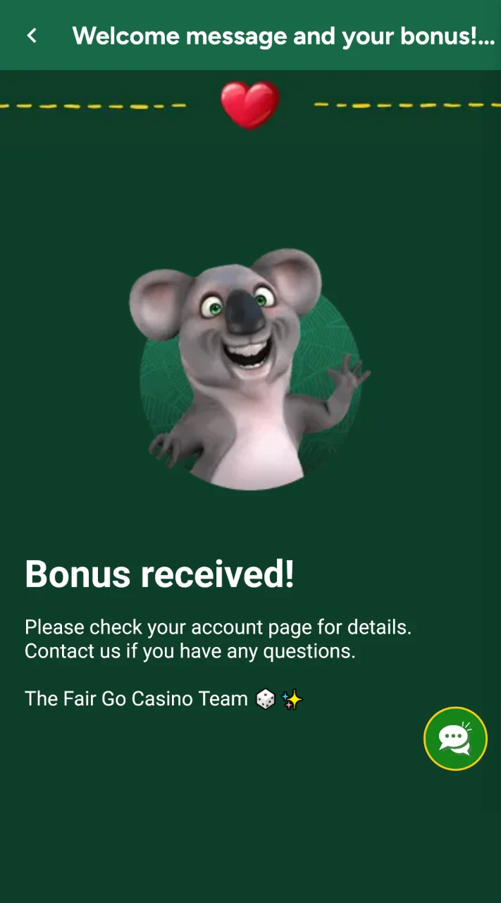 Enjoy your Fair Go casino bonuses.