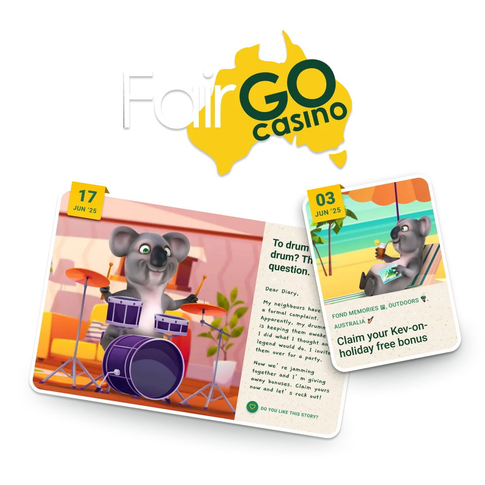 Discover bonus codes and special promos in the Koala Diary on Fair Go.