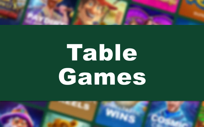 Experience the excitement of classic table games at Fair Go casino.