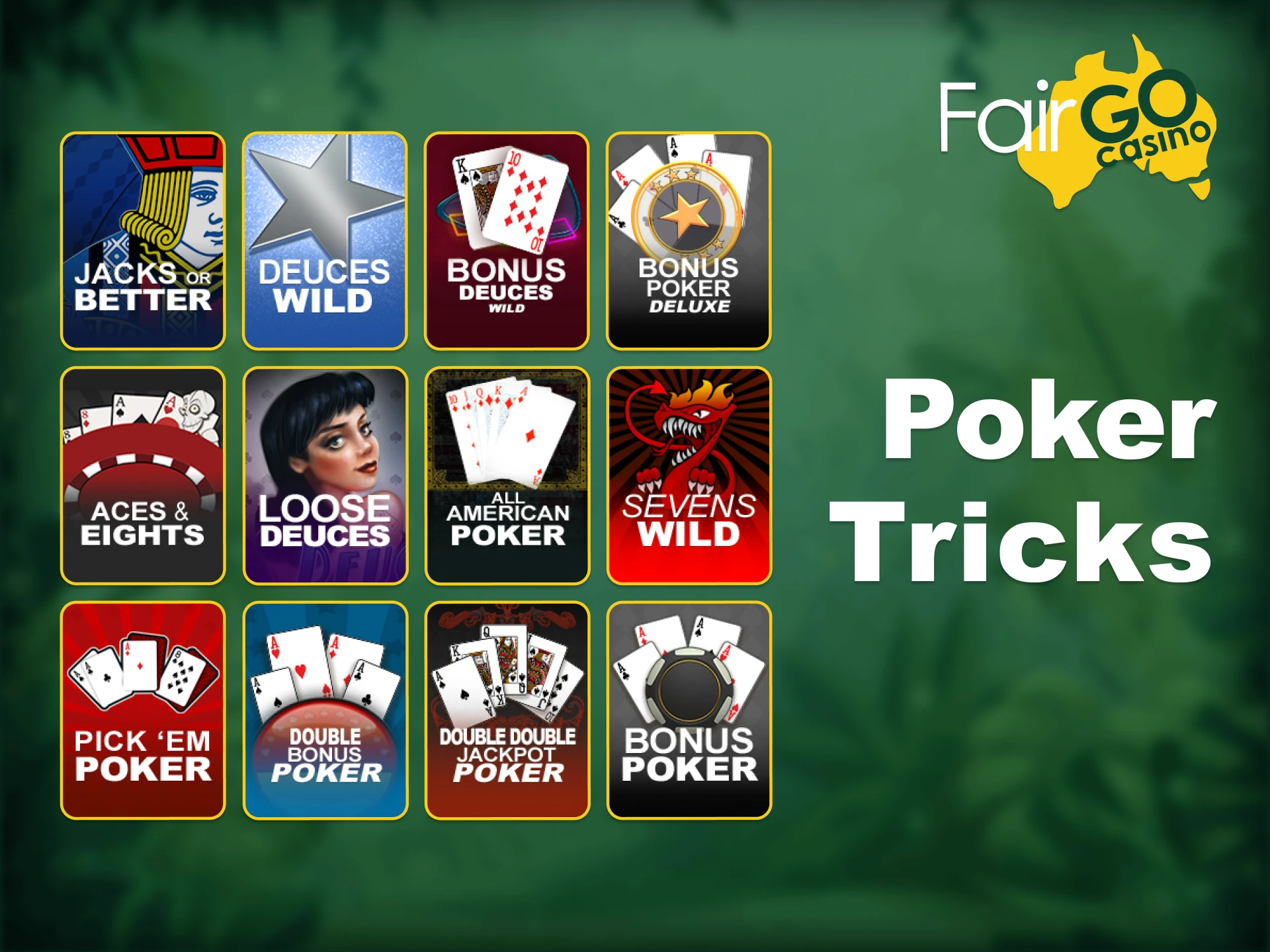 Use Fair Go tips to achieve big wins at poker games.