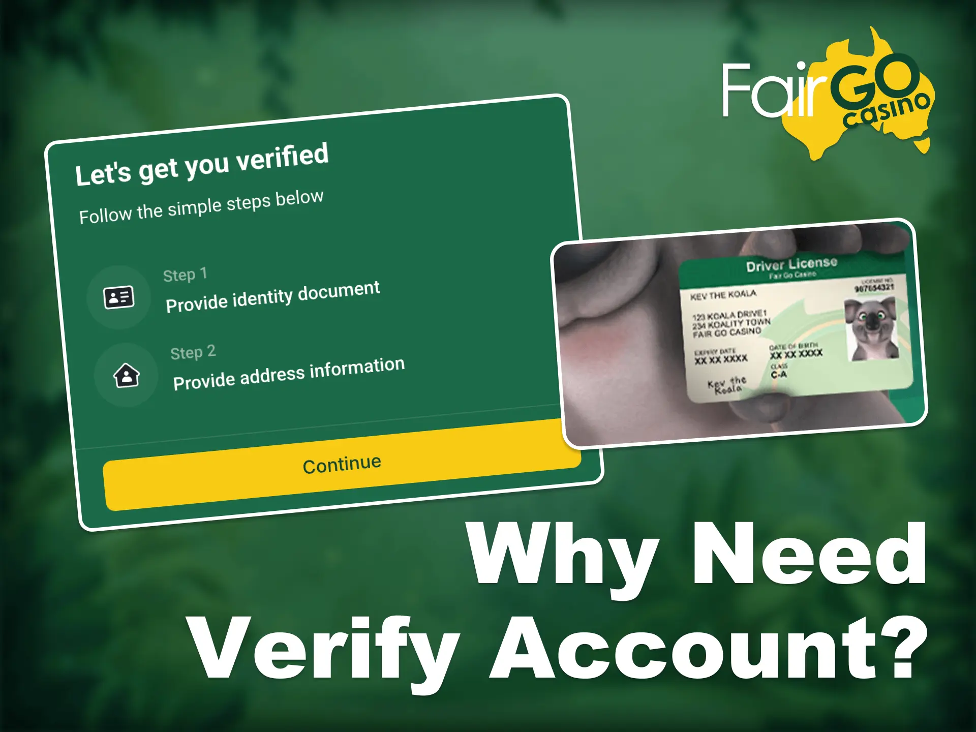 Confirm your Fair Go Casino details, enjoy full access.