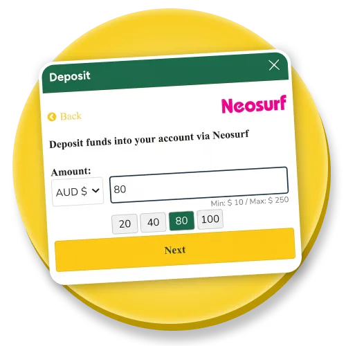 Use Neosurf to win real AU at Fair Go Casino, start spinning today.